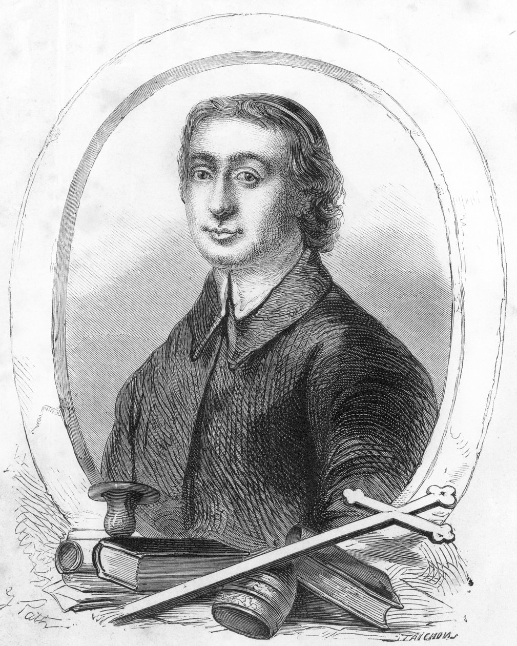 Portrait of Jean Baptiste Massillon (1663-1742) by French School