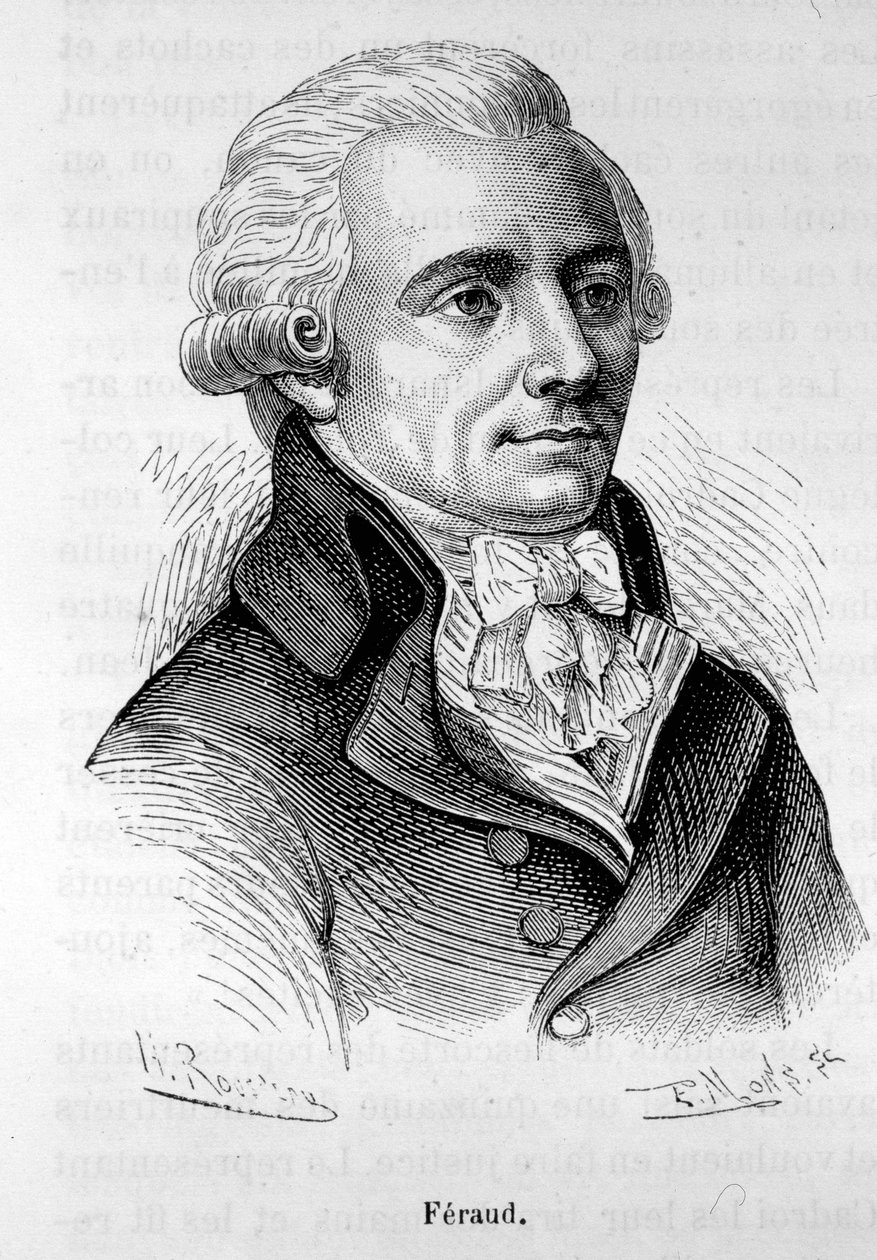 Portrait of Jean Feraud (or Ferraud), French politician (1764-1795) - in 