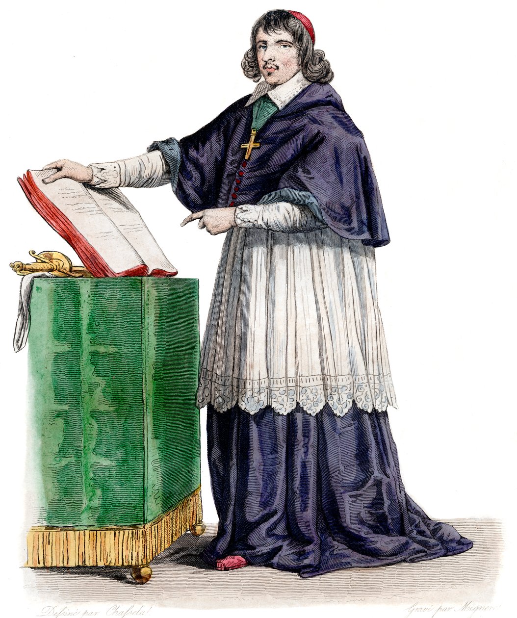 Portrait of Jean Francois Paul de Gondi, Cardinal de Retz, French Coadjutor bishop by French School