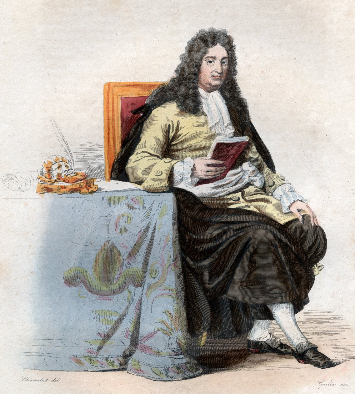 Portrait of Jean Racine (1639-1699), French dramatist by French School