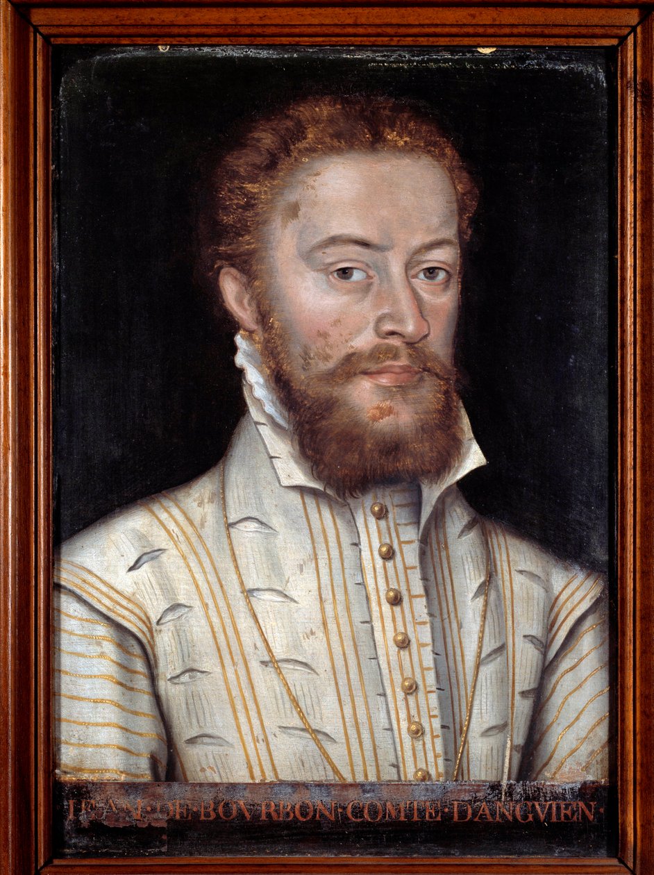 Portrait of Jean de Bourbon Vendome, Count of Soissons and Enghien by French School