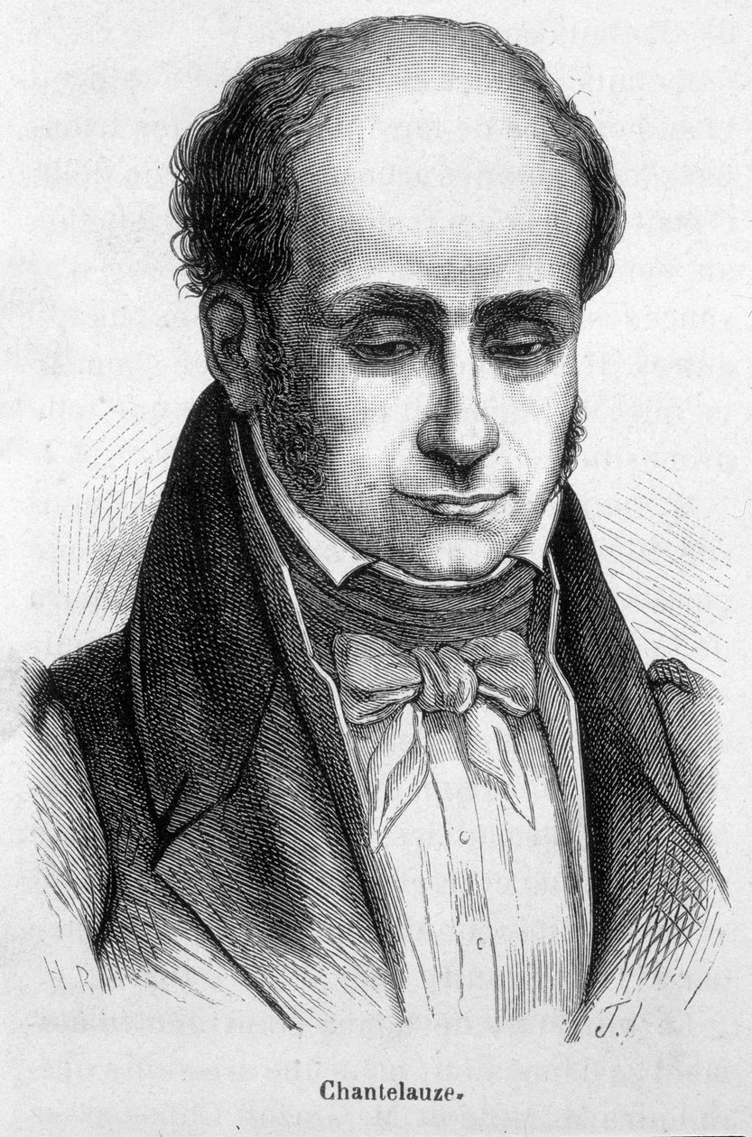 Portrait of Jean de Chantelauze (1787-1859), Minister of Justice by French School