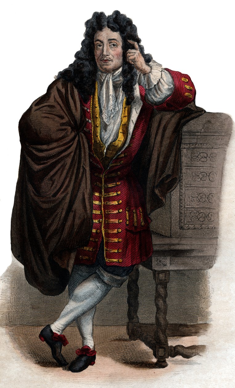 Portrait of Jean de La Bruyere (1645-1696), French essayist and moralist by French School