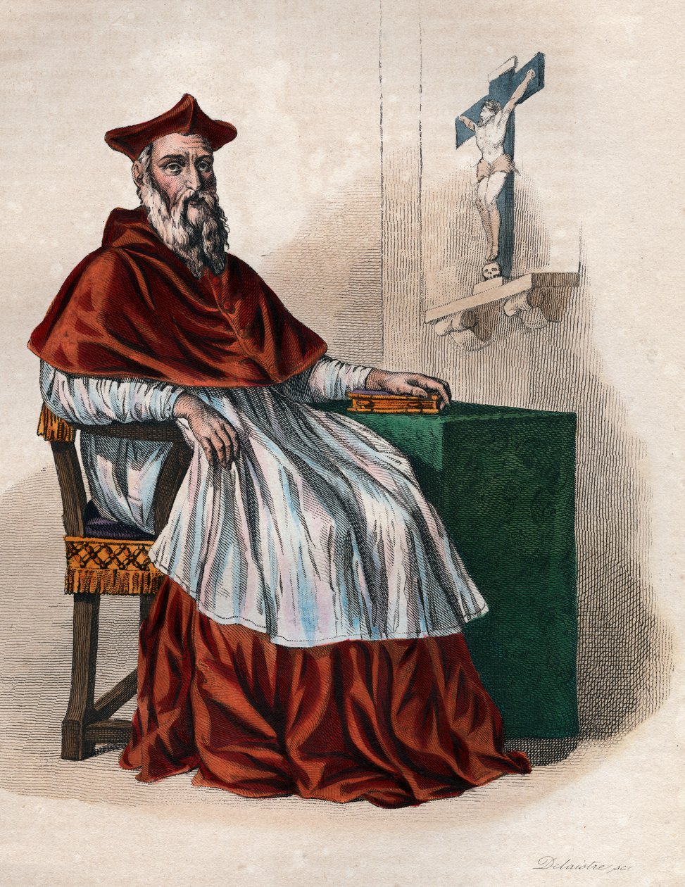Portrait of Jean du Bellay, French cardinal and diplomat by French School