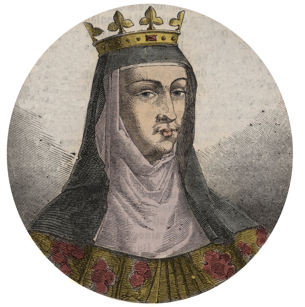 Portrait of Joan of France (1464-1505) Queen of France by French School