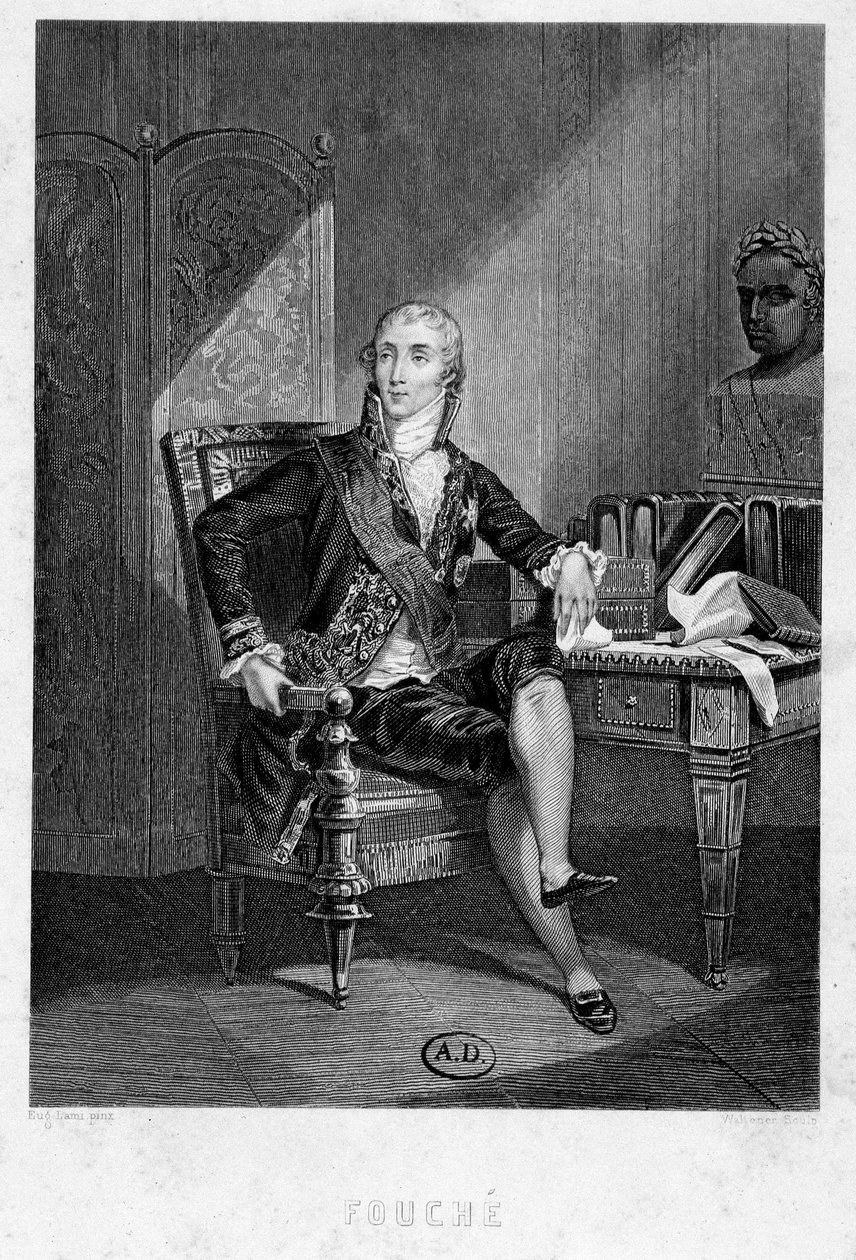 Portrait of Joseph Fouche, revolutionary deputy of the Montagne and organizer of the Terror in Lyon by French School