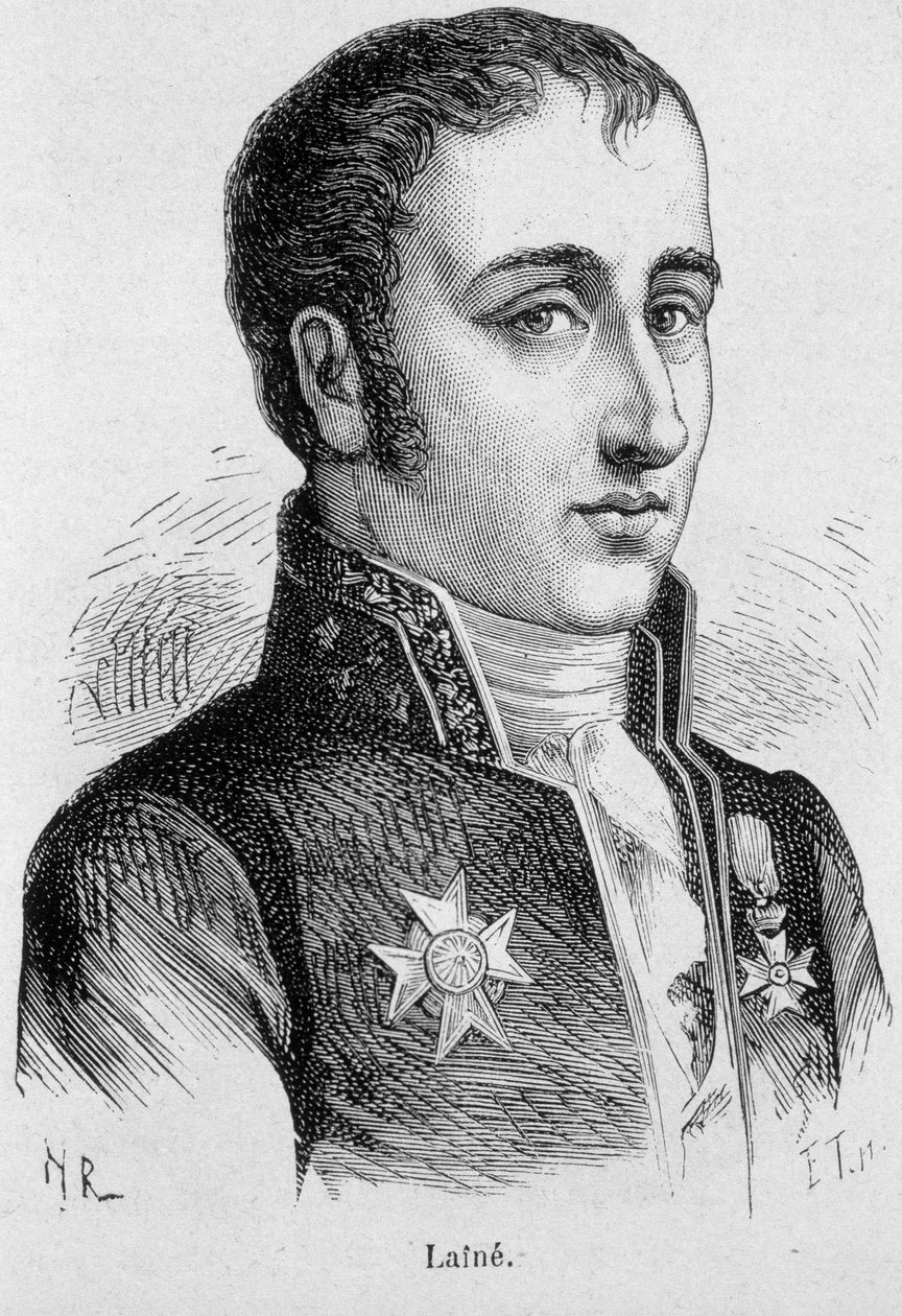 Portrait of Joseph, Viscount Lainé (1767 - 1835), French politician, from 