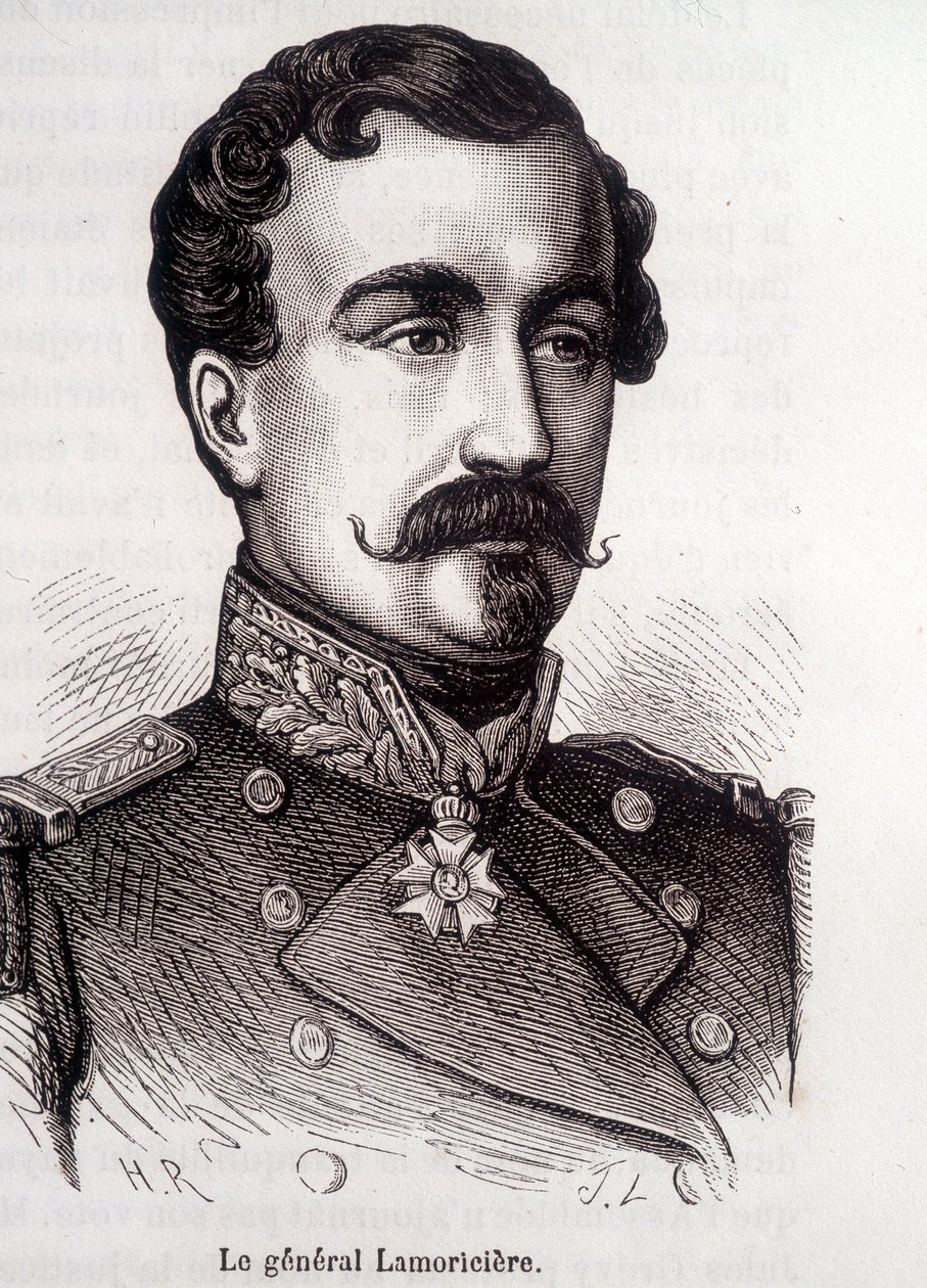 Portrait of Lamoricière, French General and Politician (1806 - 1865) by French School