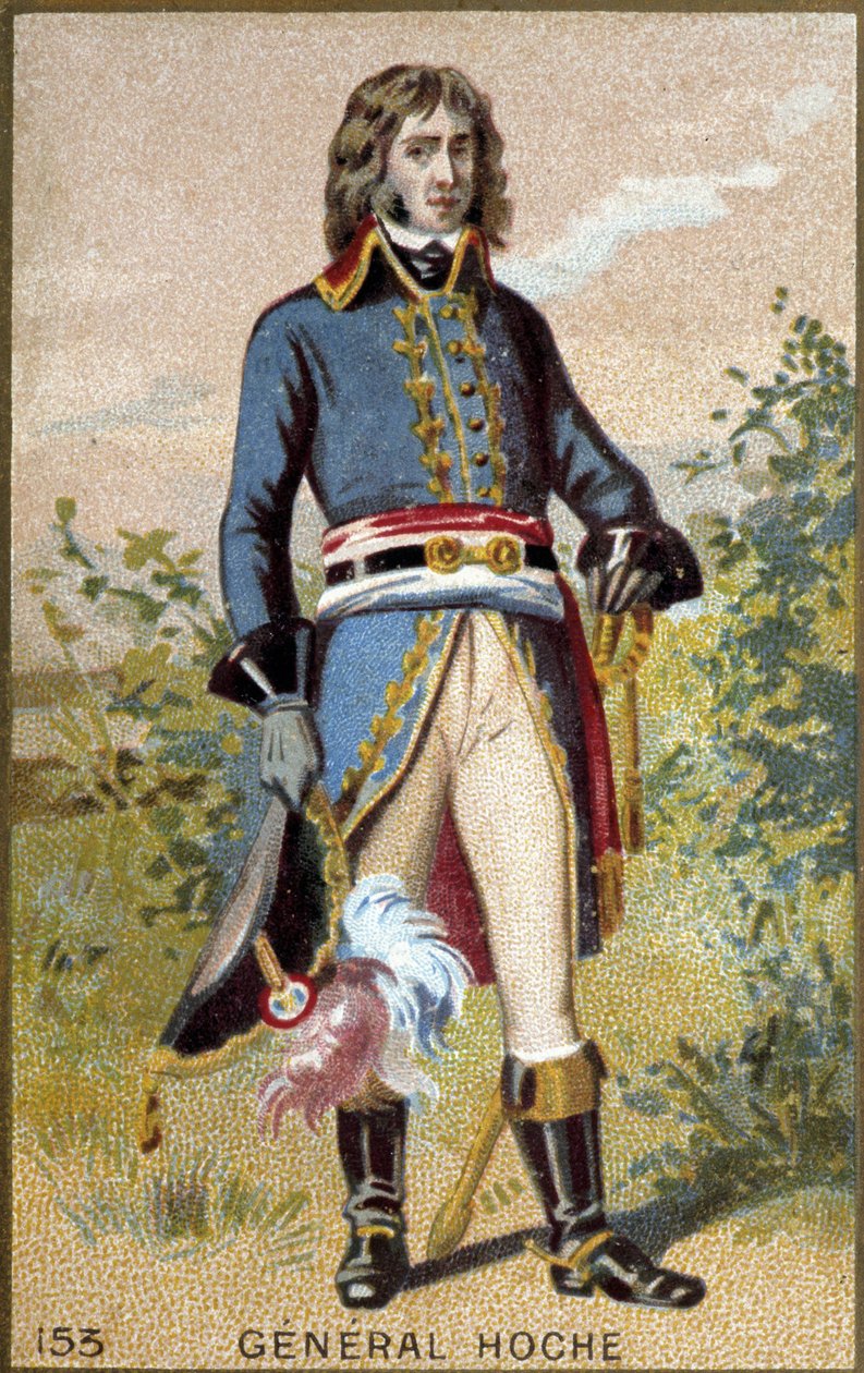 Portrait of Lazare Louis Hoche (1768-1797), French general by French School