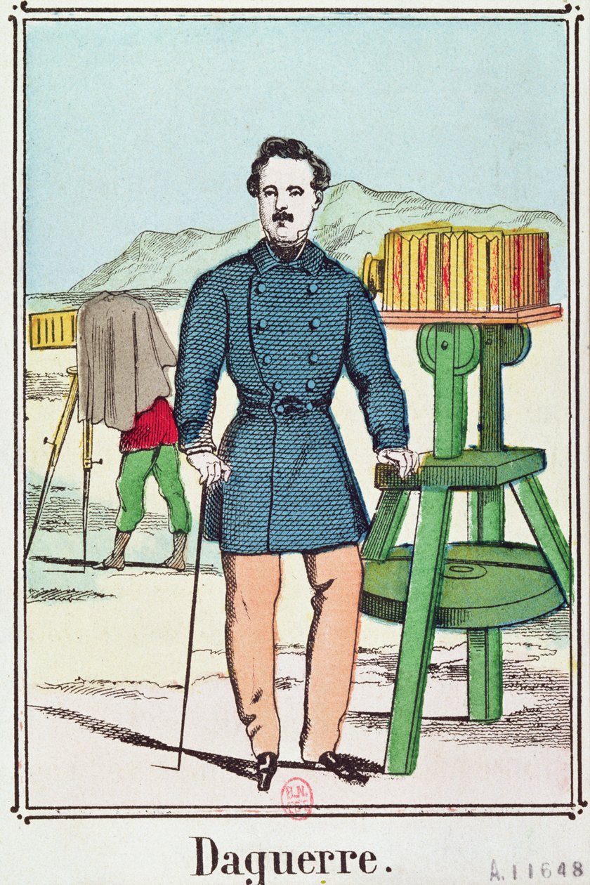Portrait of Louis-Jacques Daguerre by French School