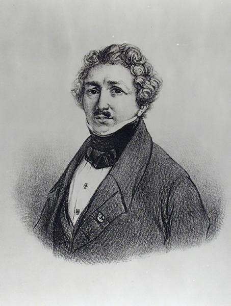 Portrait of Louis-Jacques Daguerre (1787-1851) by French School