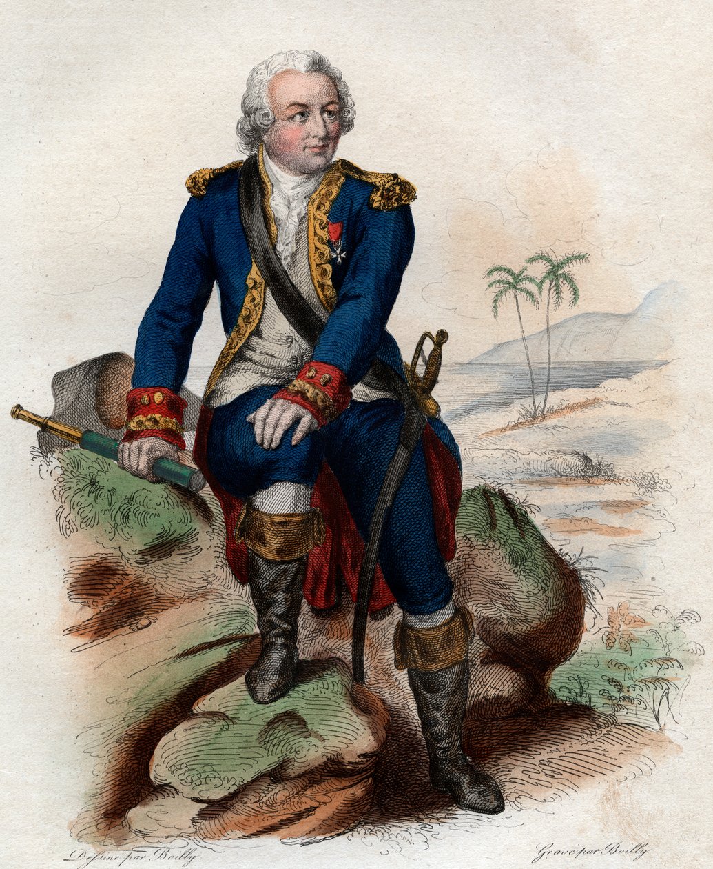 Portrait of Louis Antoine, Comte de Bougainville by French School