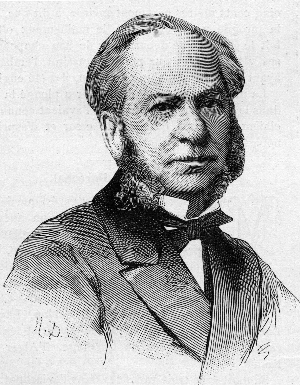Portrait of Louis Brandus, famous musical publisher of the 19th century by French School