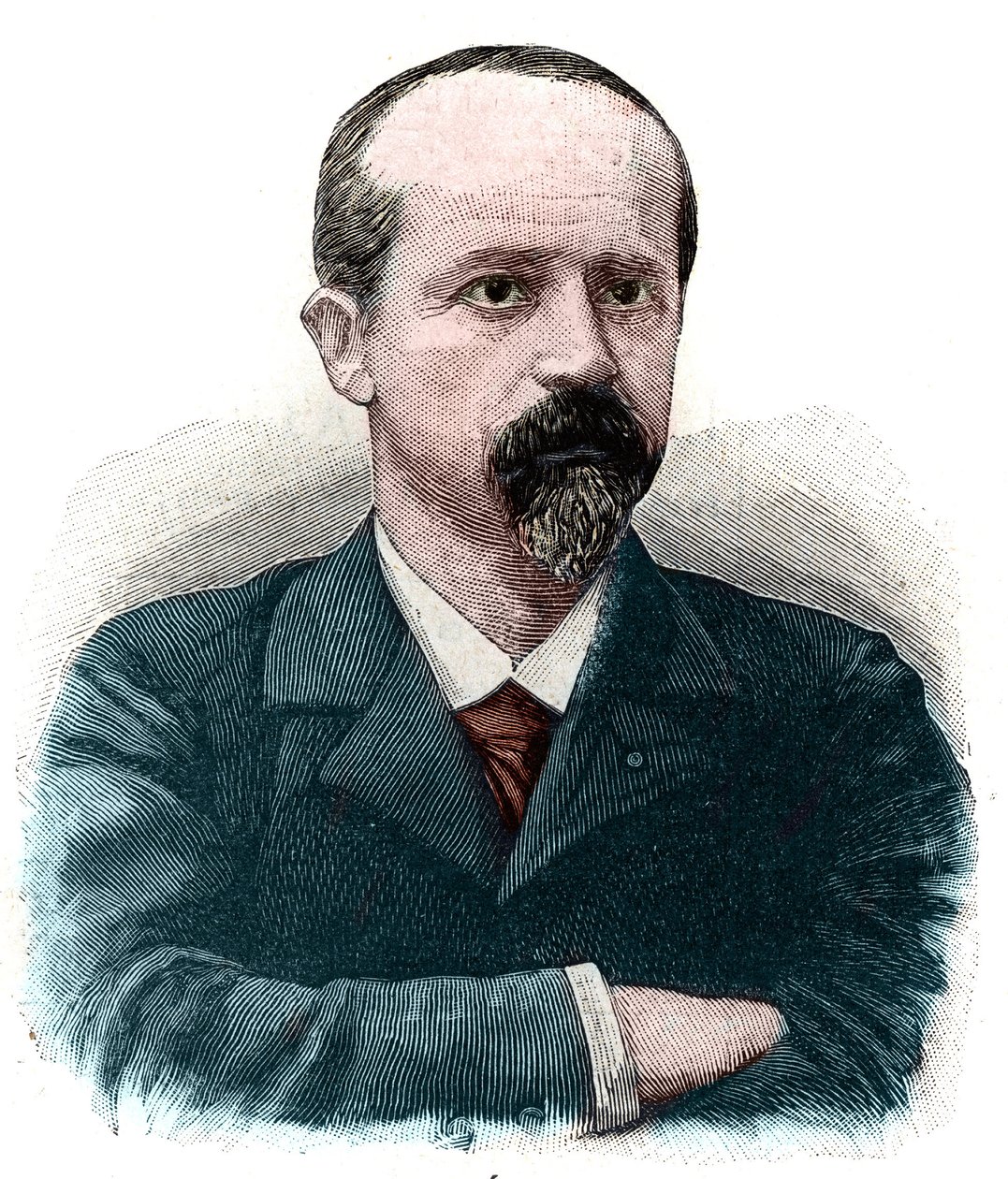 Portrait of Louis Jean Baptiste Lepine (1846-1933), French lawyer and politician, inventor of the Lepine Competition by French School