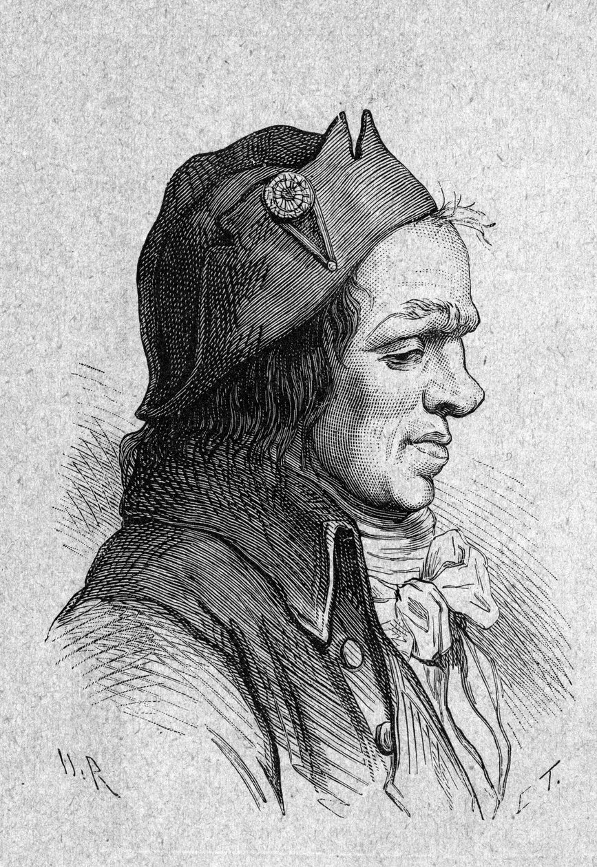Portrait of Louis Jean Joseph Leonard Bourdon de la Crosniere (1754-1807), elected deputy of the Loiret to the Convention and principal director of military hospitals by French School