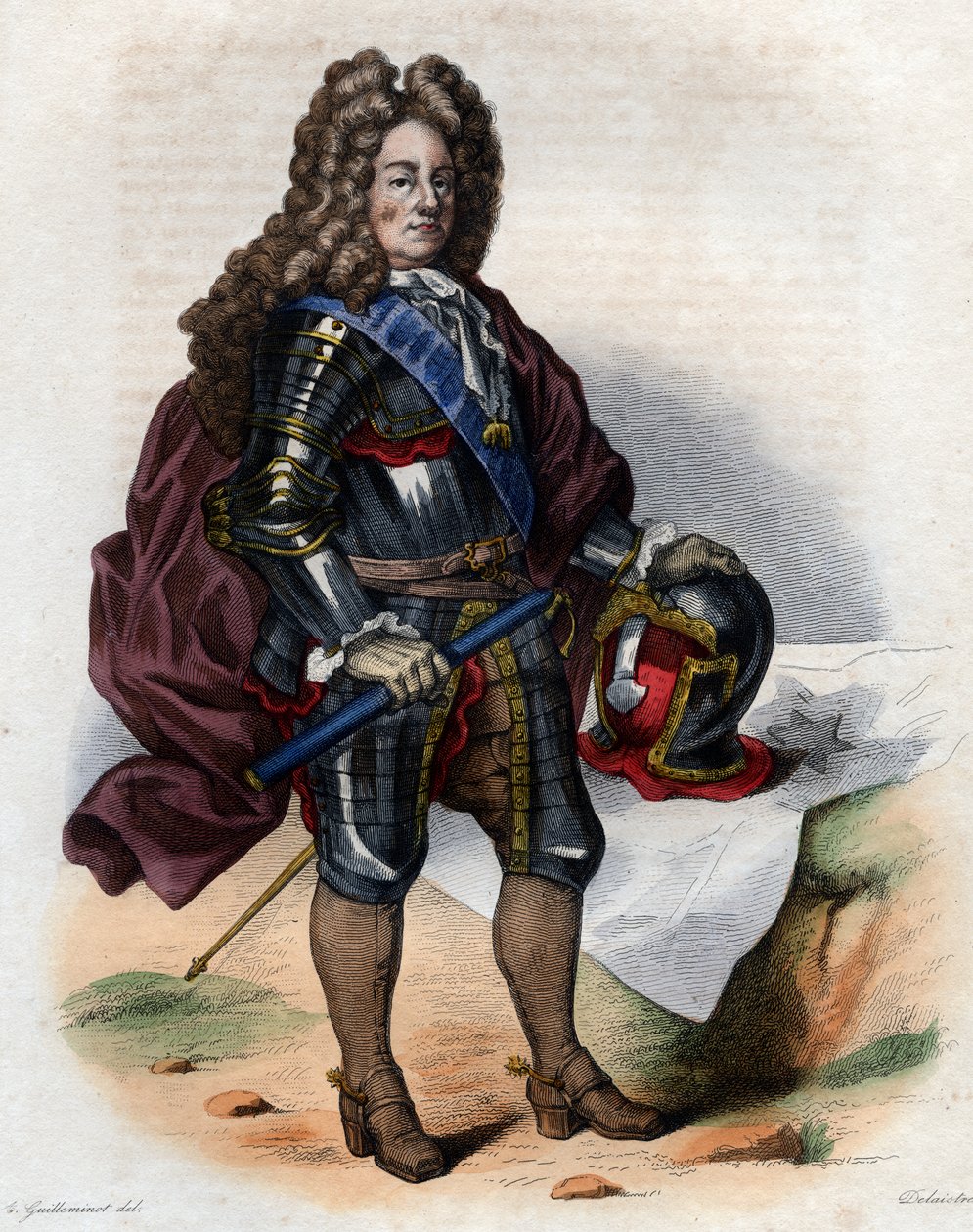 Portrait of Louis Joseph de Bourbon, Duke of Vendome by French School