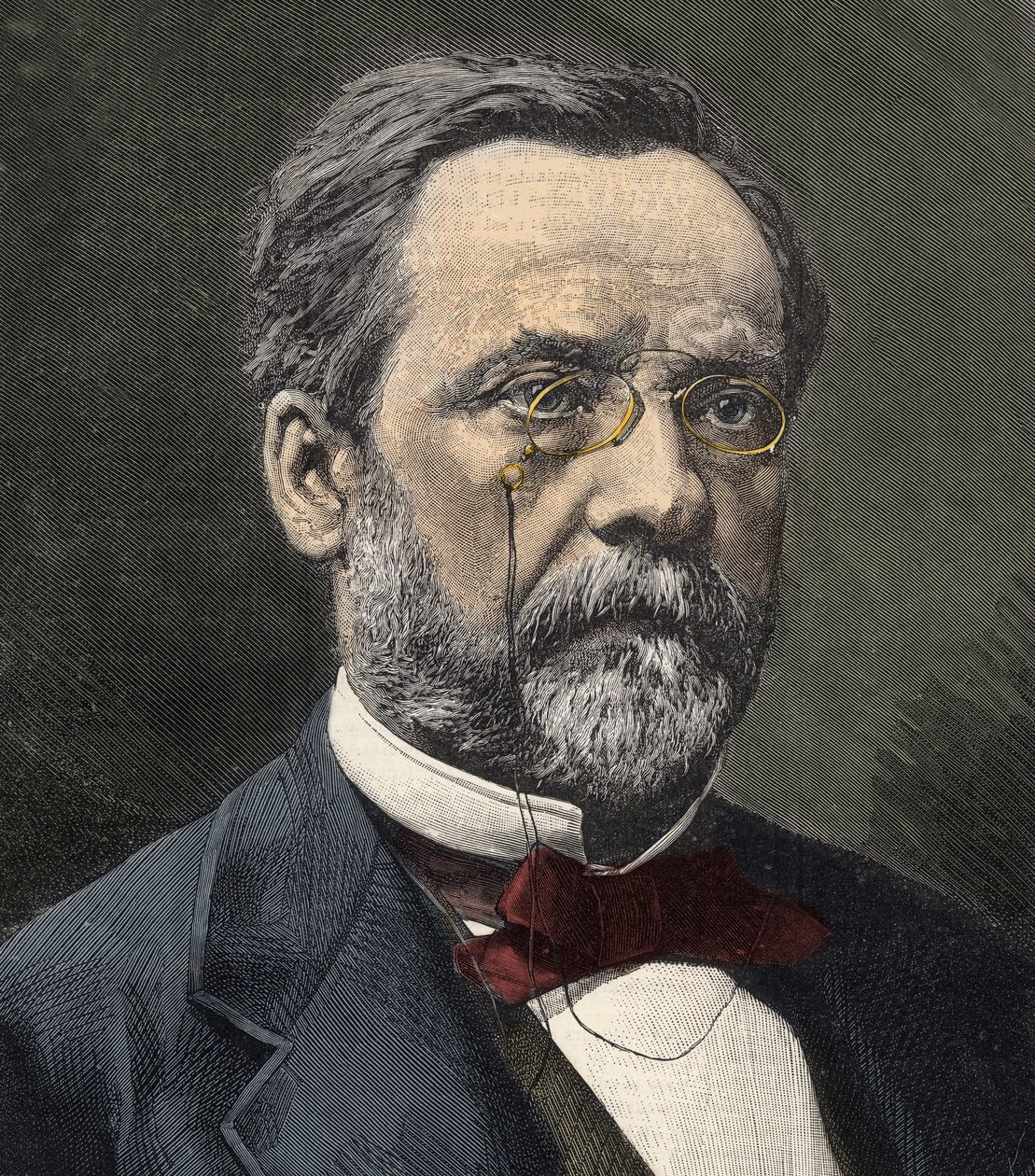 Portrait of Louis Pasteur (1822-1895), French chemist and microbiologist by French School