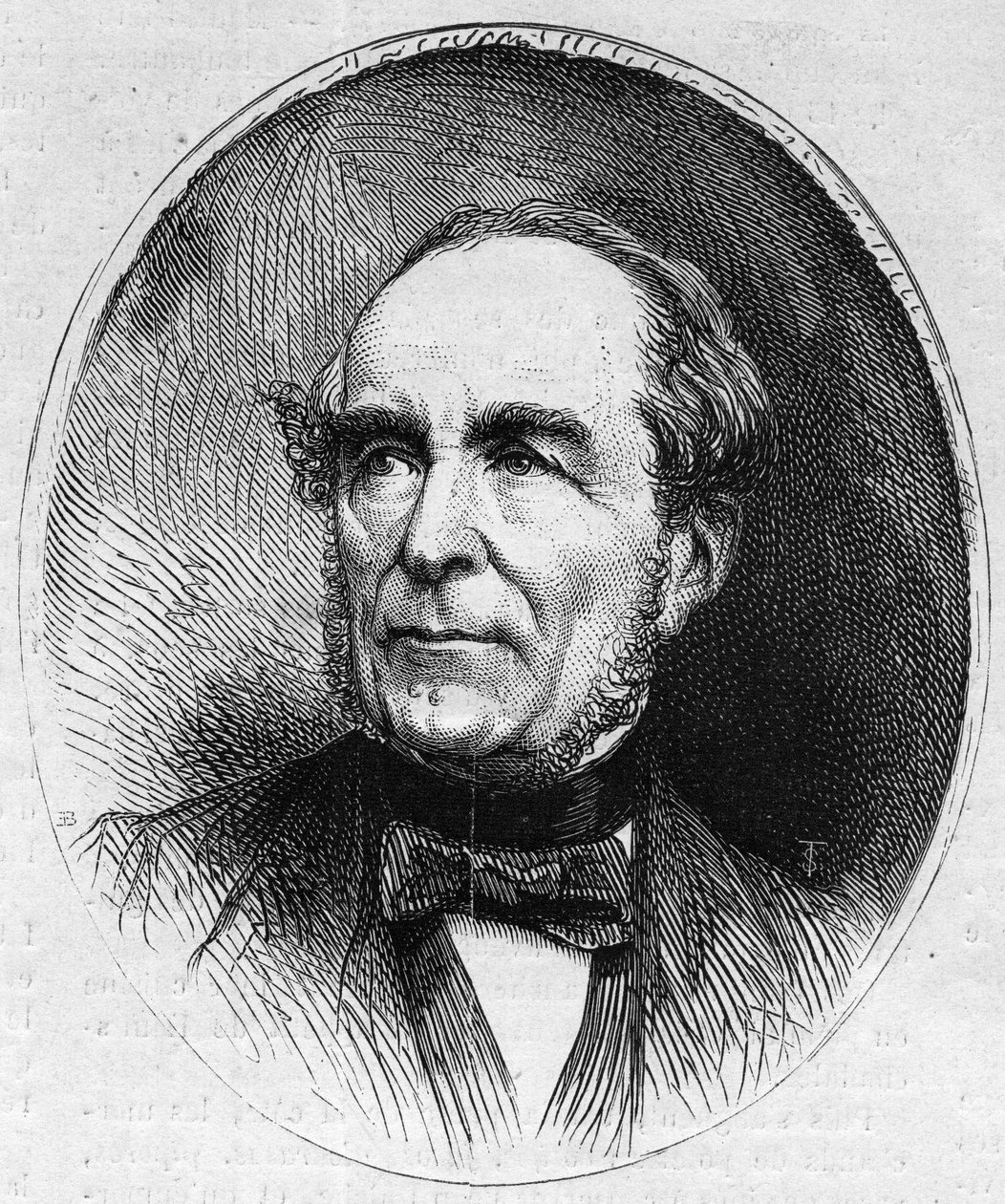 Portrait of Louis Vitet, French politician by French School