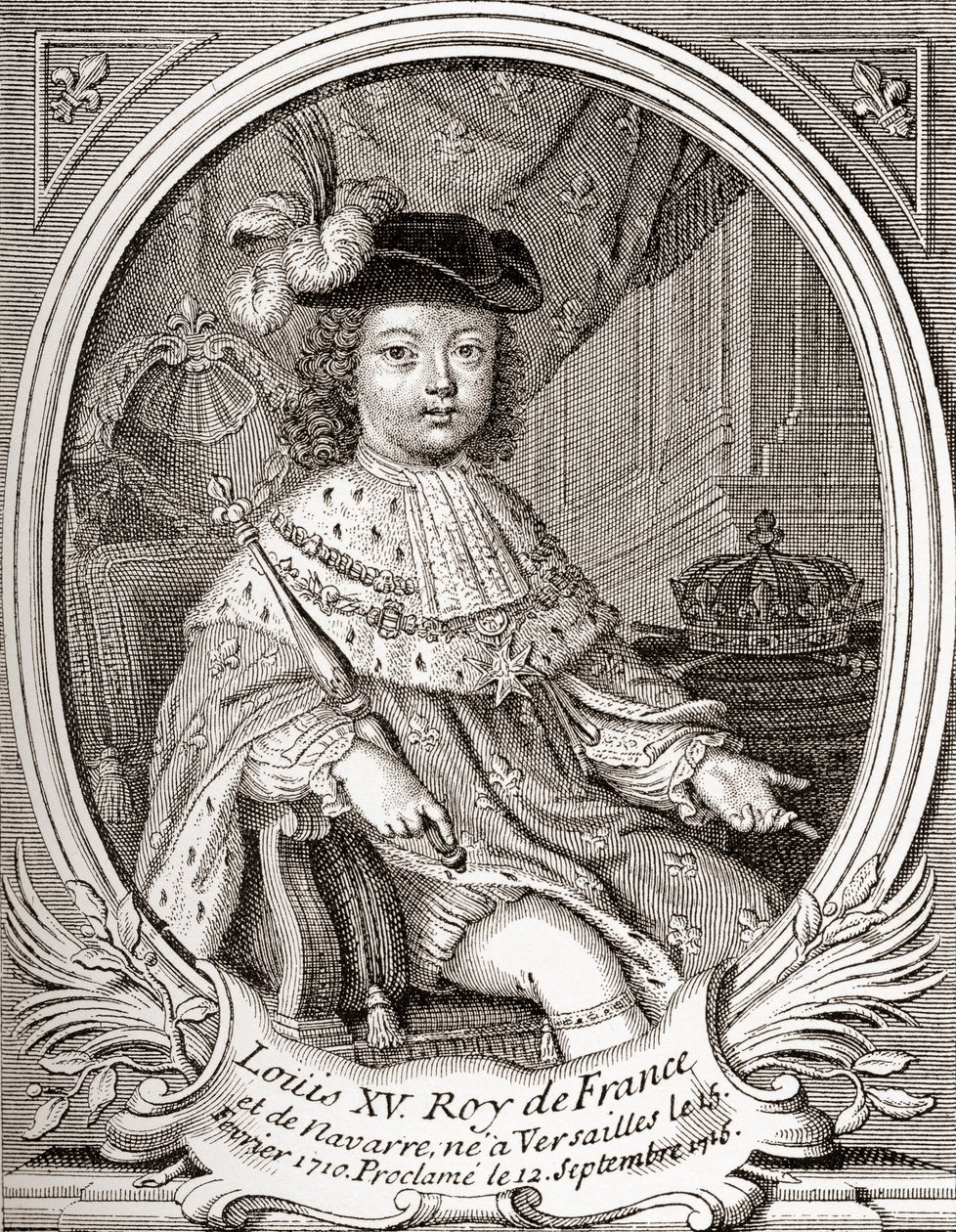 Portrait of Louis XV as a Child by French School