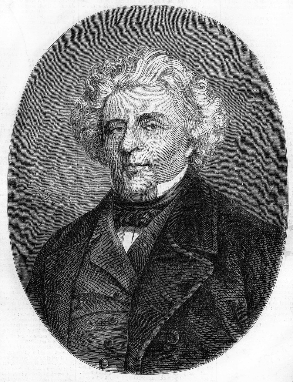 Portrait of Luigi Lablache (1794-1858), French opera singer by French School