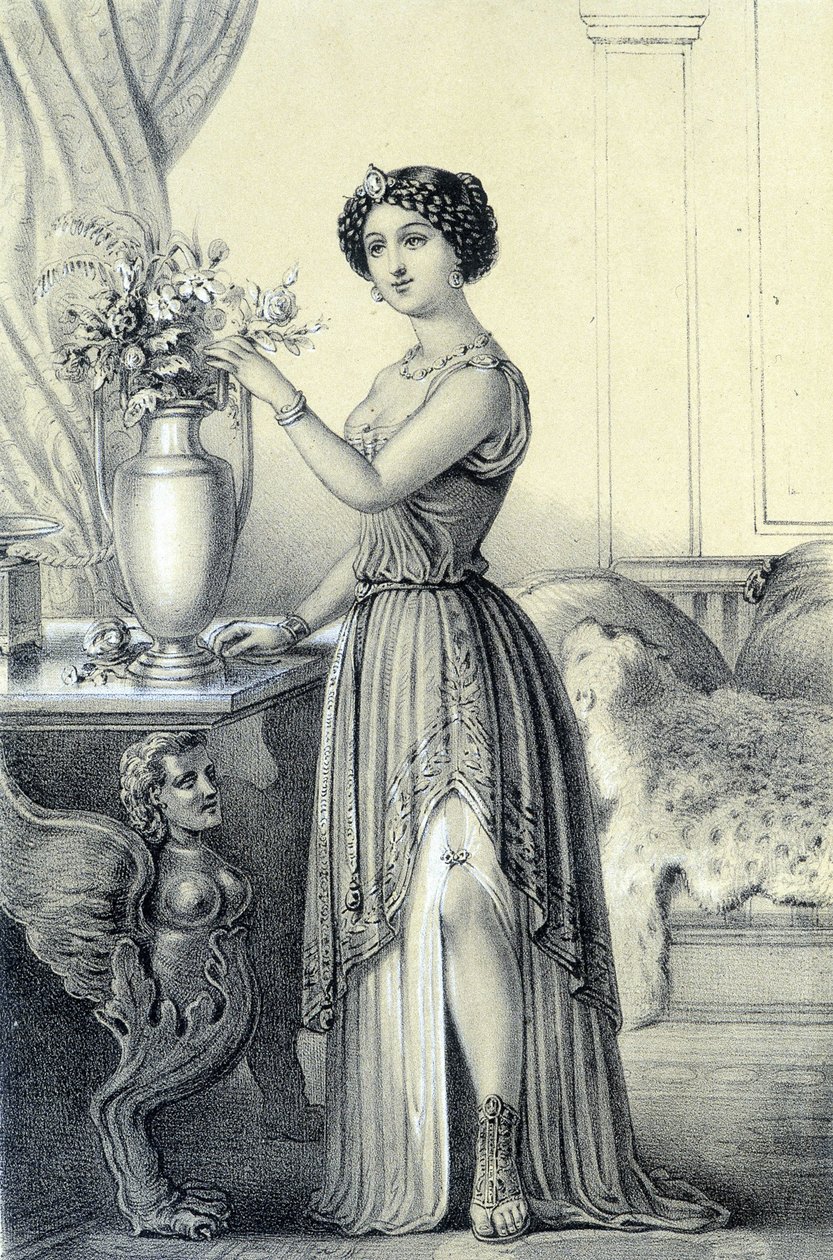 Portrait of Mademoiselle de Fontenay or Teresa Cabarrus, known as Madame Tallien - in 
