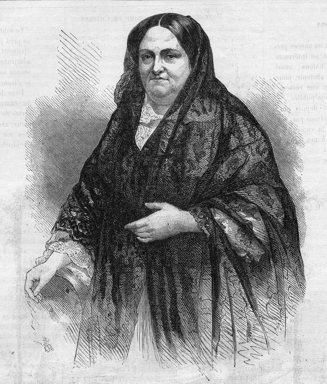 Portrait of Marie Christine Ferdinande de Bourbon by French School