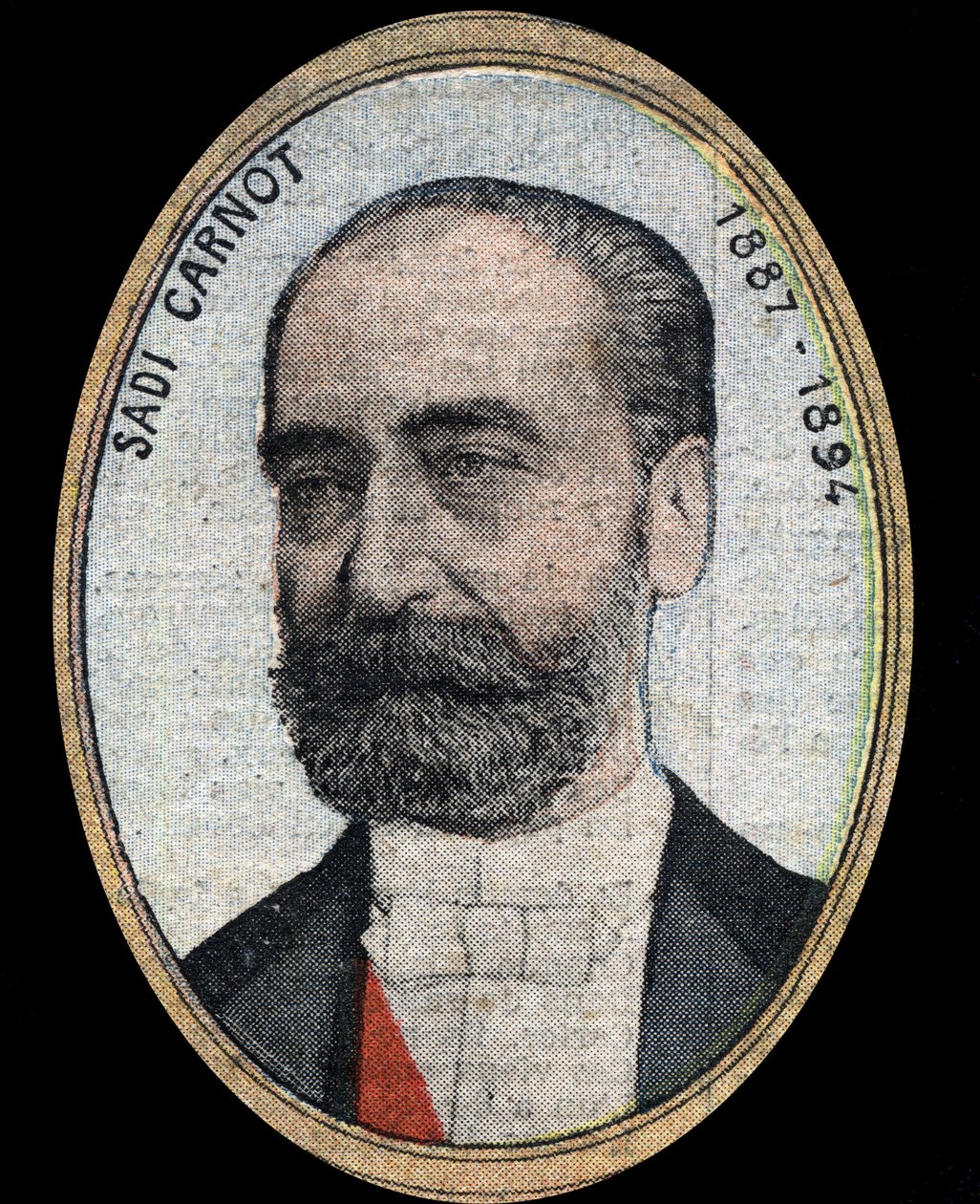 Portrait of Marie Francois Sadi Carnot, President of the French Republic by French School