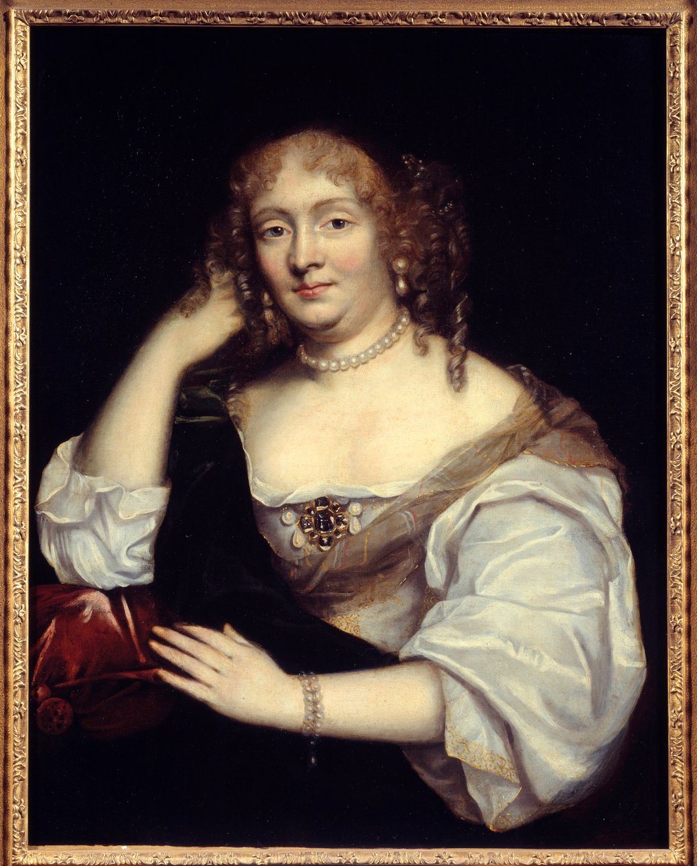 Portrait of Marie de Rabutin-Chantal, Marquise of Sevigne by French School