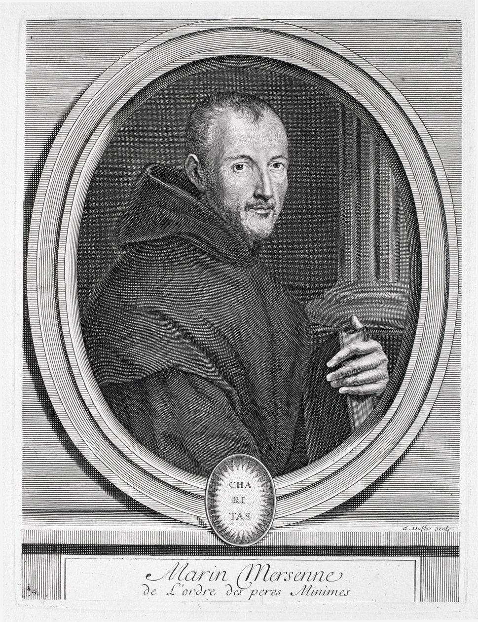Portrait of Marin Mersenne (1588-1648) by French School