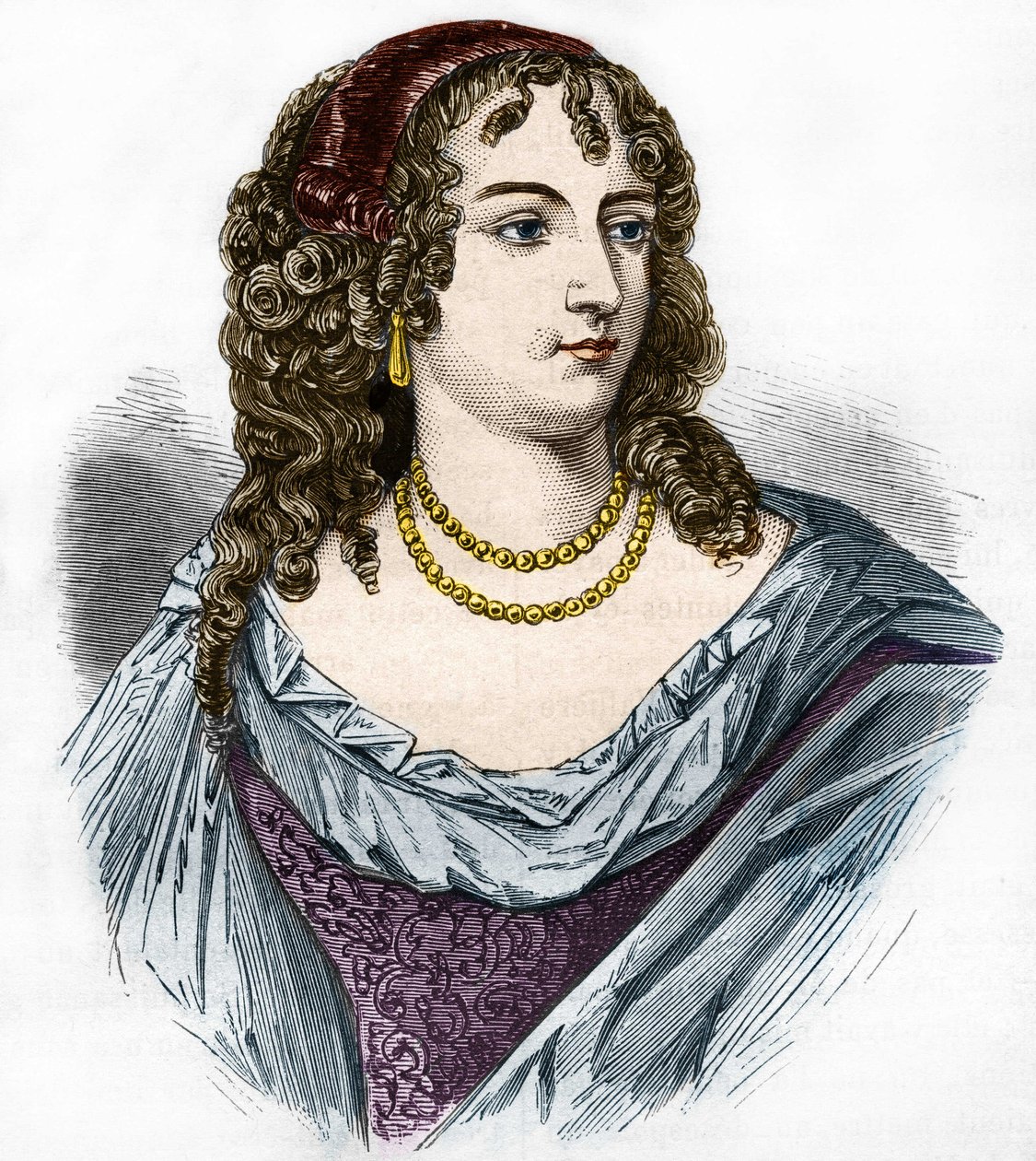 Portrait of Marion Delorme (Marie de Lon, Demoiselle de Lorme) by French School