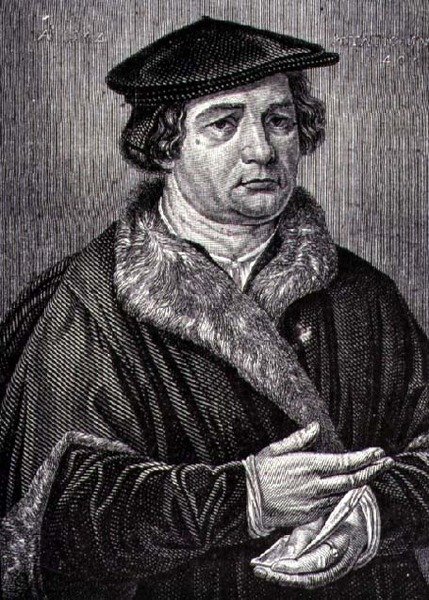 Portrait of Martin Luther, German Religious Reformer by French School
