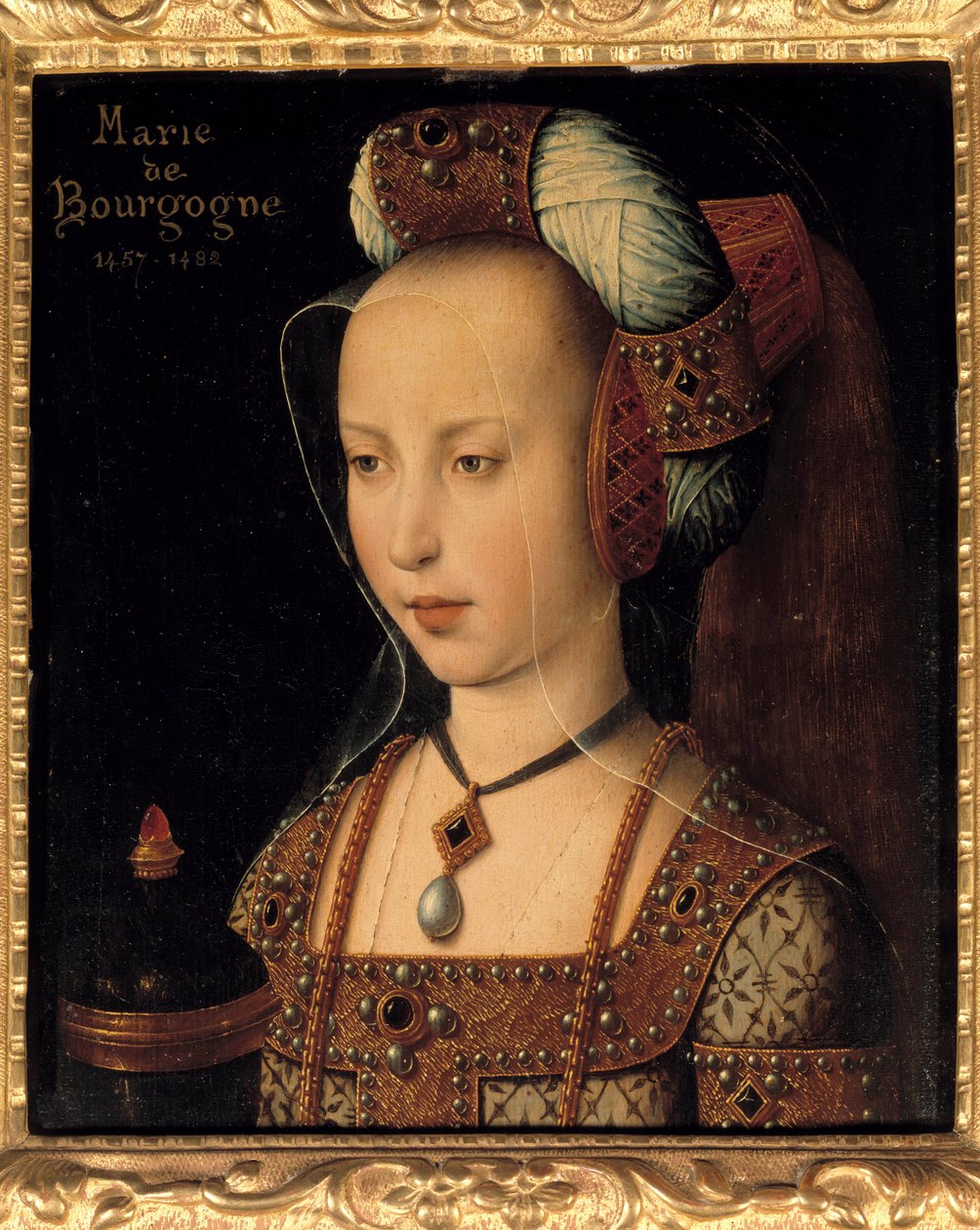 Portrait of Mary of Burgundy, Duchess and Countess of Burgundy by French School