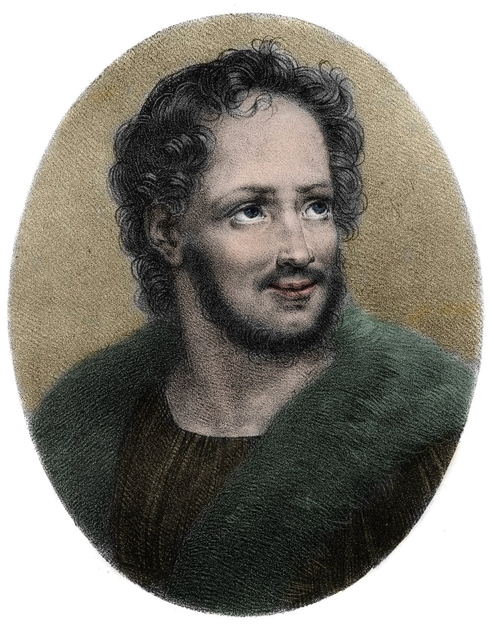 Portrait of Mathurin Regnier (1573-1613), French satirist, Engraving by French School