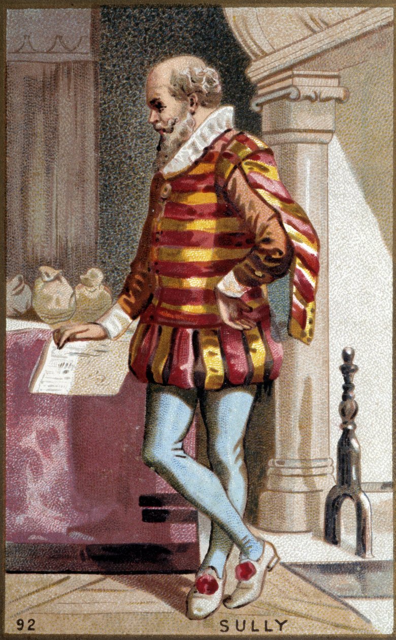 Portrait of Maximilian de Bethune, Baron de Rosny, Duke of Sully (1560-1641), French politician by French School