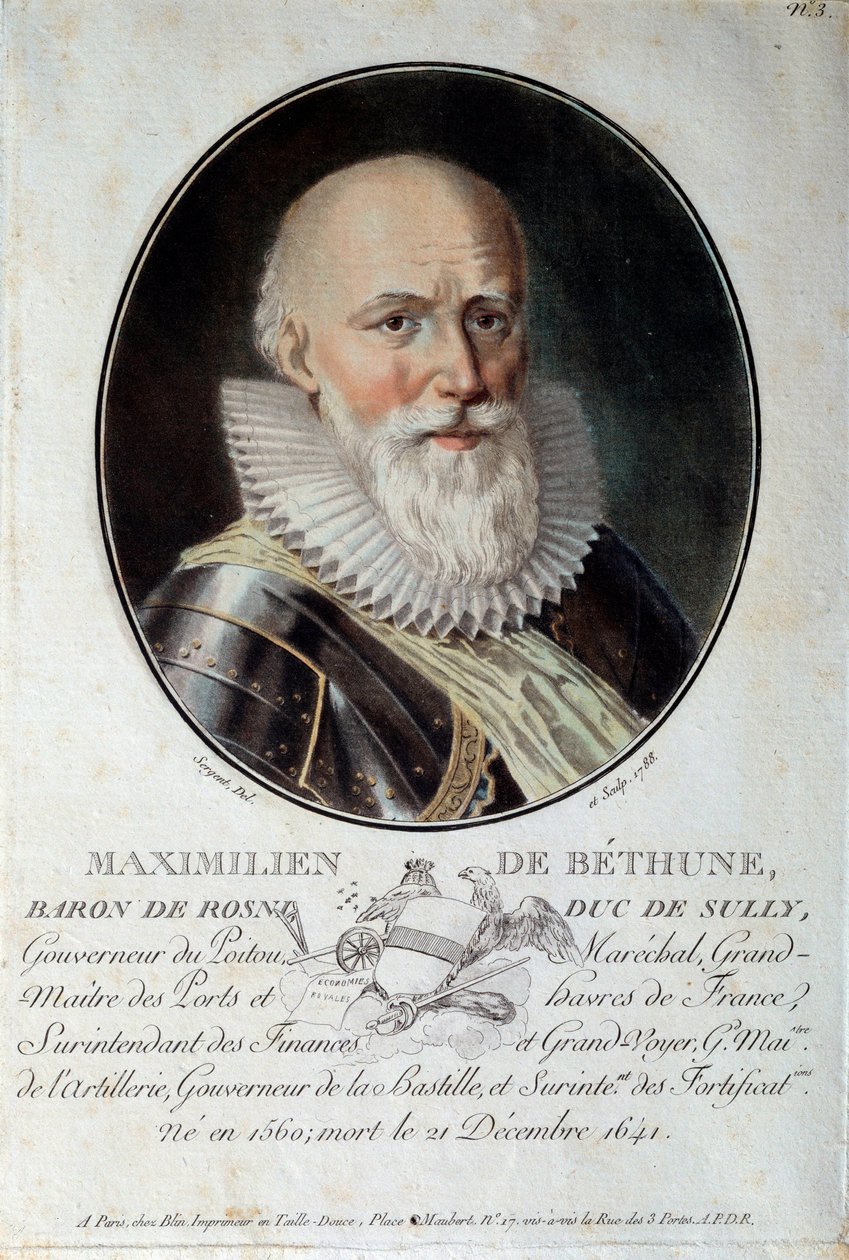 Portrait of Maximilian de Bethune, Duke of Sully (1560-1641) by French School