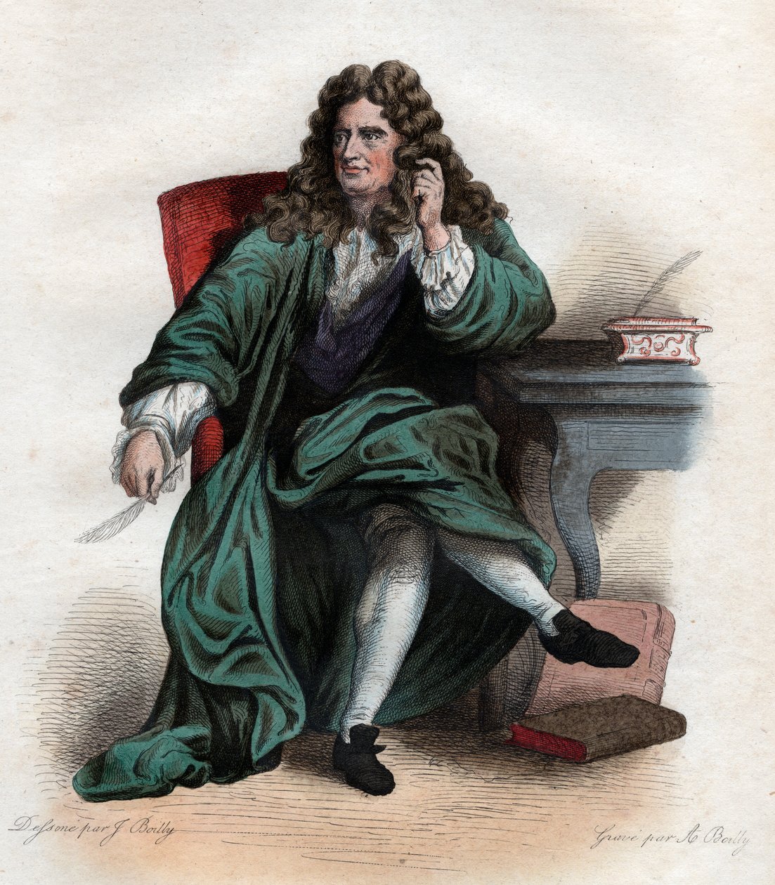 Portrait of Nicolas Boileau Despreaux by French School