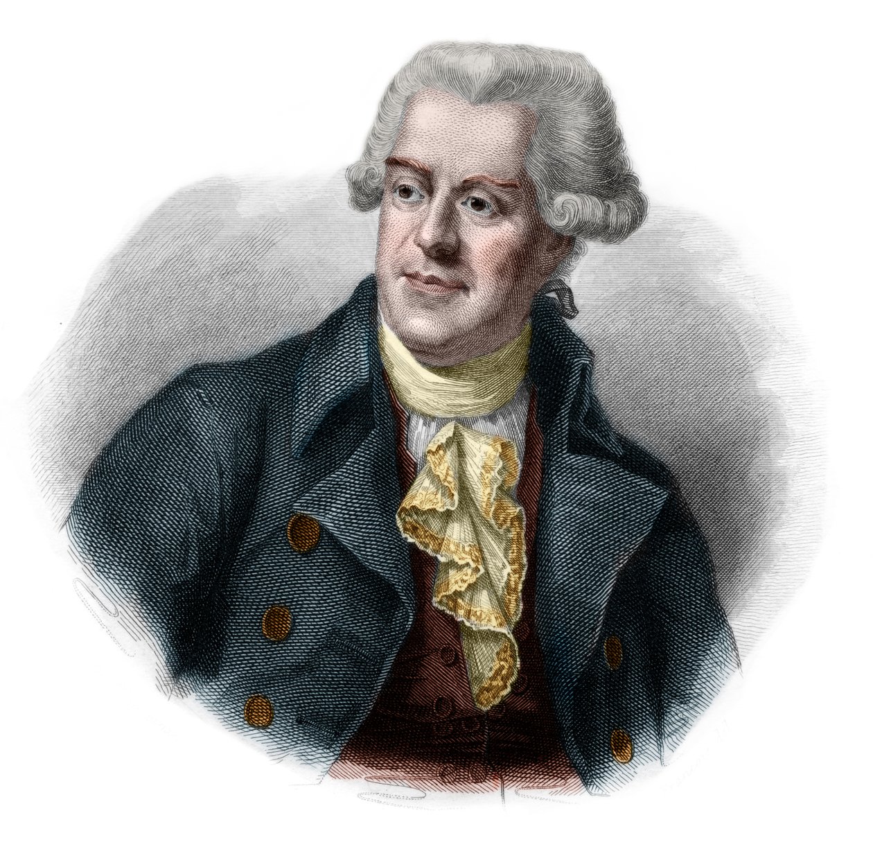 Portrait of Pascal Paoli, Corsican patriot and leader by French School