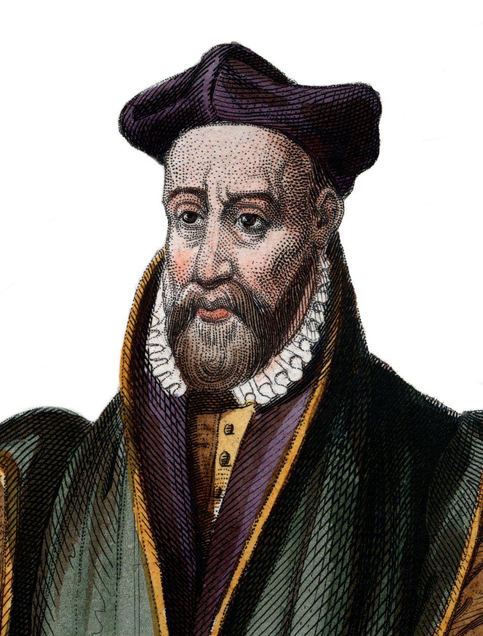 Portrait of Philibert Delorme, French architect by French School