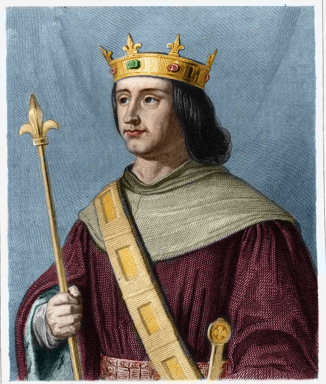 Portrait of Philippe VI de Valois, King of France by French School