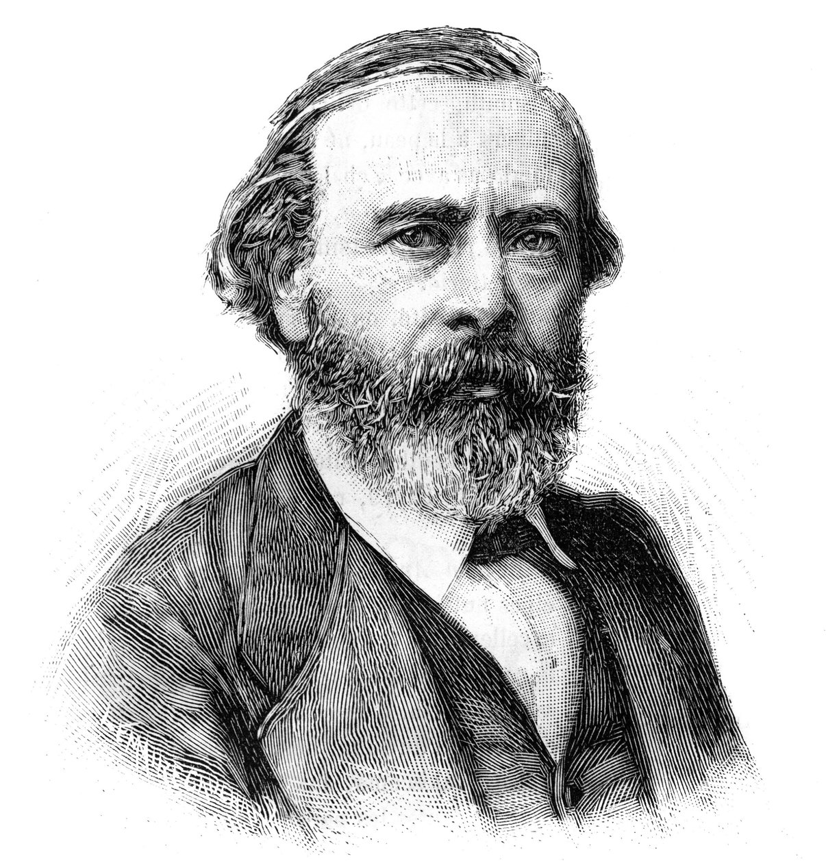Portrait of Pierre Edouard Frere (1819-1886), French painter. Engraving in Le Monde Illustre, June 5 by French School