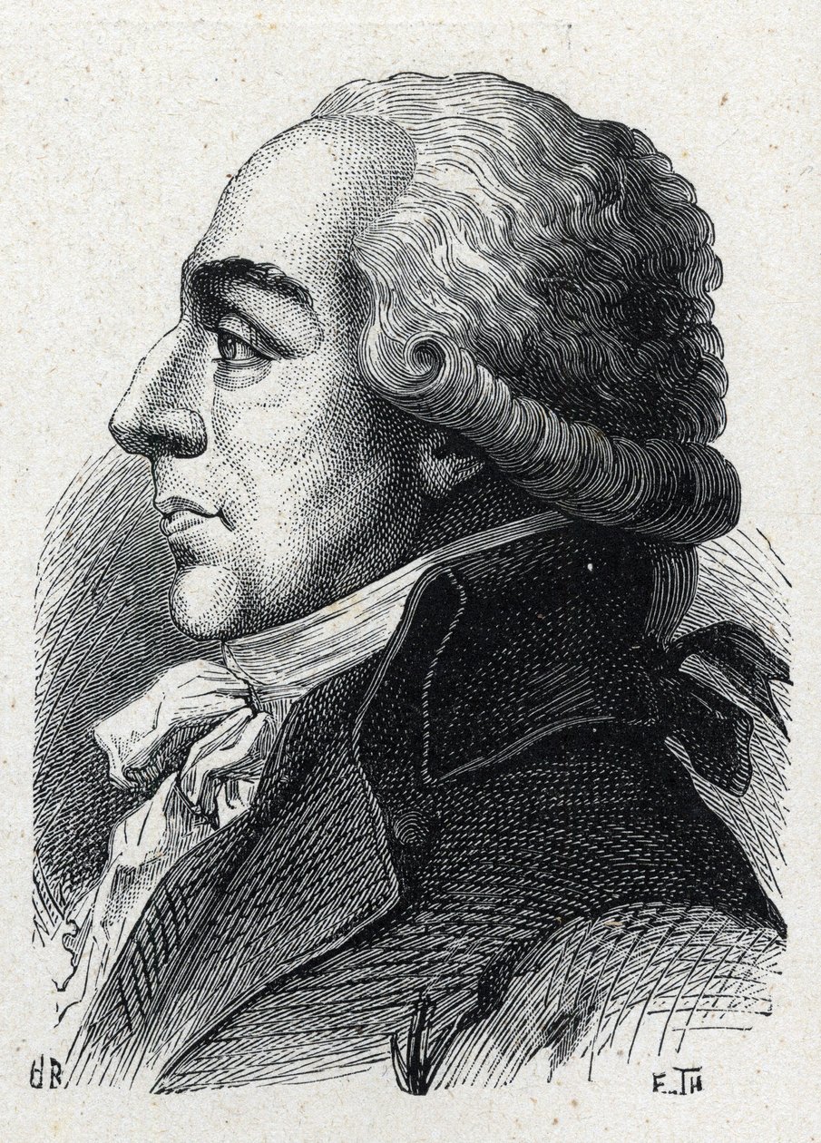 Portrait of Pierre Louis Roederer, French lawyer and politician. Engraving from 1889. Private collection by French School
