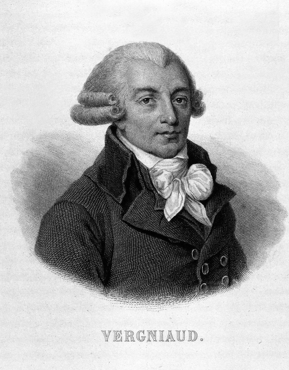 Portrait of Pierre Victurien Vergniaud, French Politician by French School