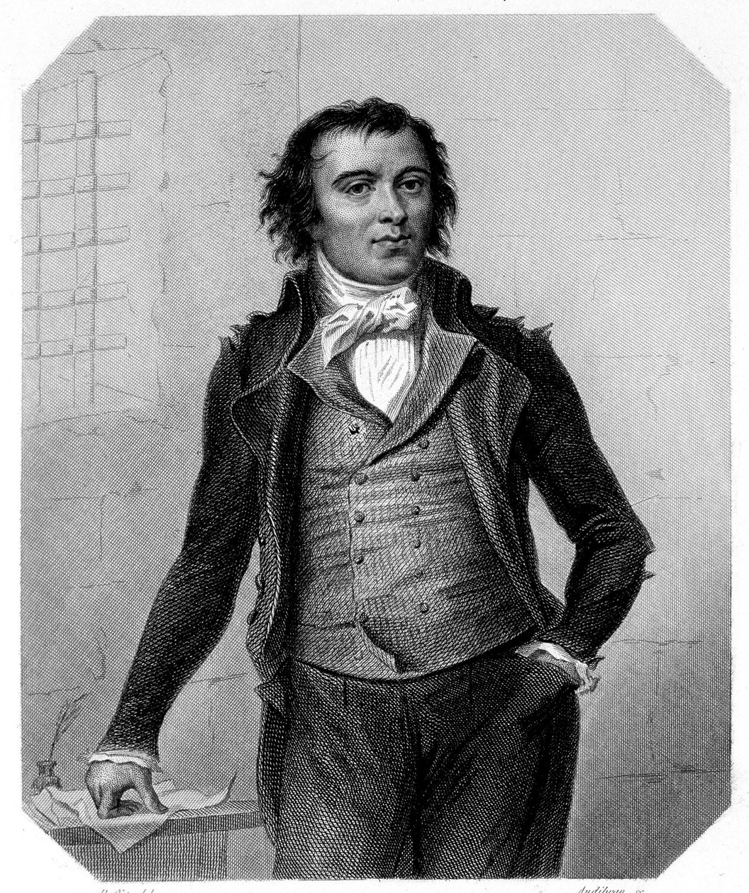 Portrait of Pierre Victurien Vergniaud (1753-1793), French politician. In “L