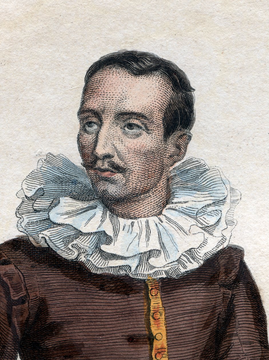 Portrait of Pierre de Bourdeille, seigneur de Brantome, French historian, soldier and biographer by French School