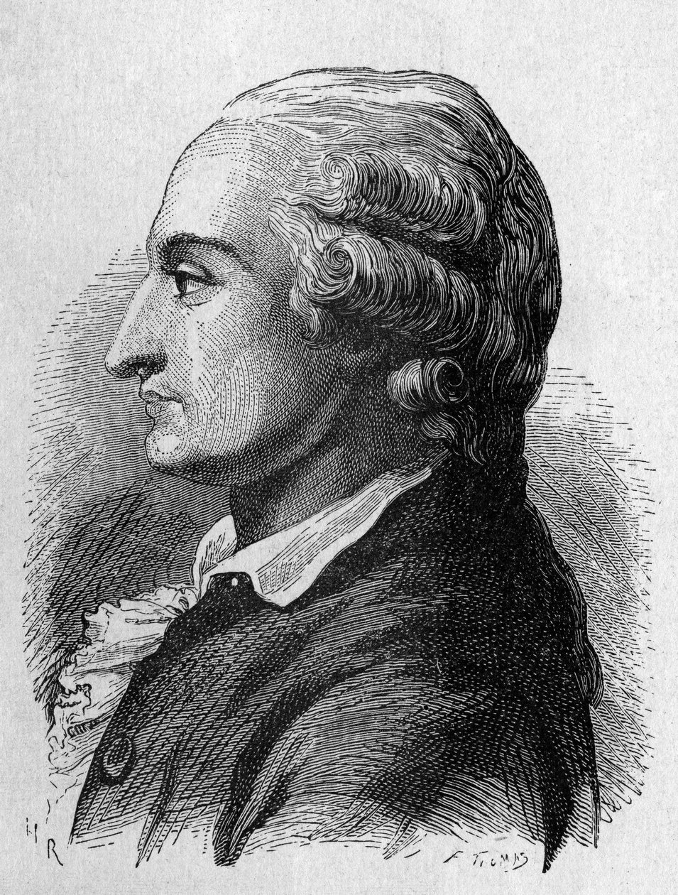 Portrait of Pilâtre de Rozier (1756 - 1785), French Physicist and Aeronautic (First Trip in a Hot Air Balloon) - in Album of Science; Illustrious Scientists; Great Discoveries 1896 by French School