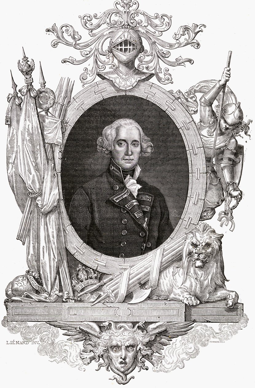 Portrait of Richard, Earl Howe, English Naval Officer by French School