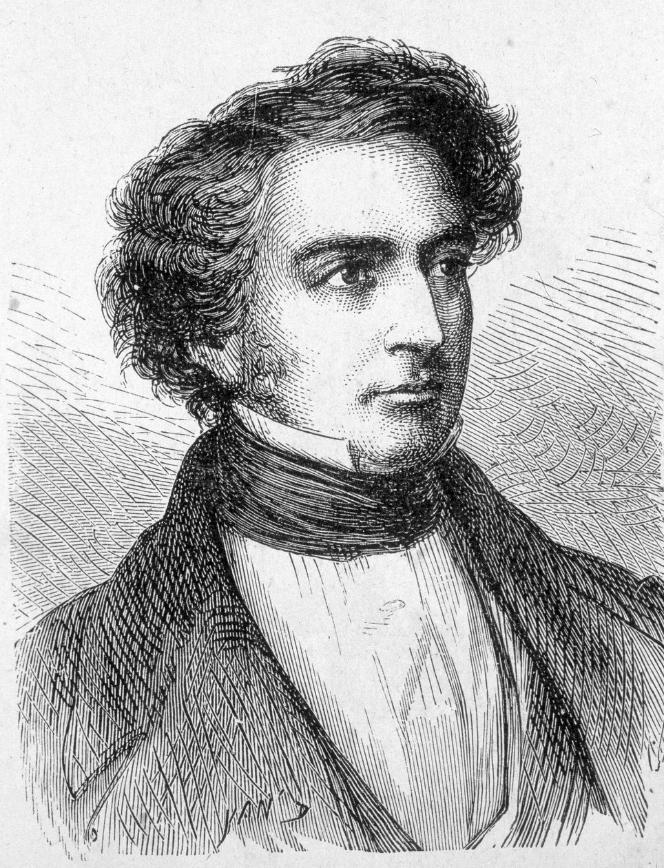 Portrait of Robert Stephenson (1803 - 1859) - in Album of Science; Illustrious Scholars; Great Discoveries 1896 by French School