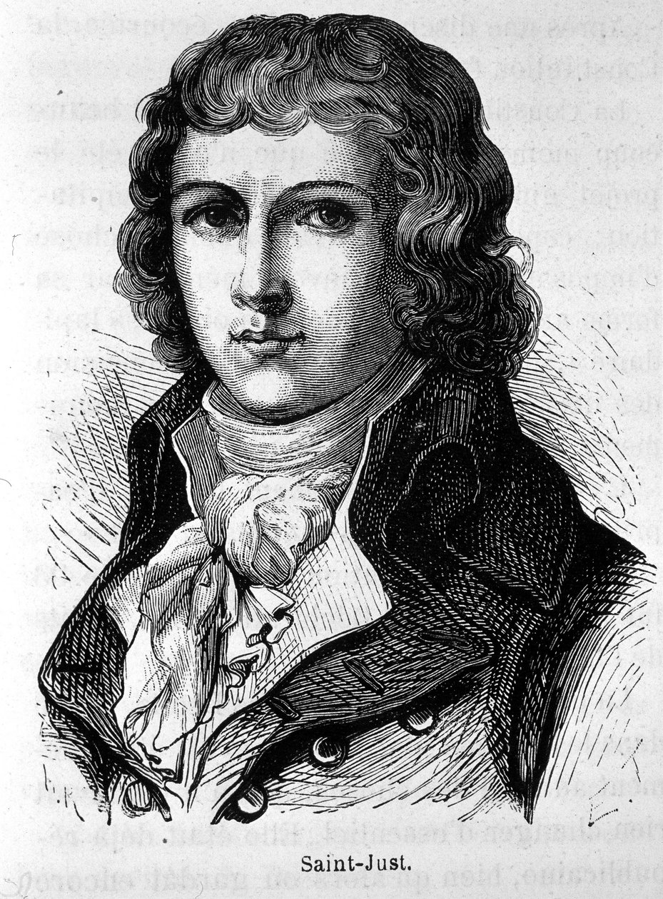 Portrait of Saint-Just (1767 - 1794) - in 
