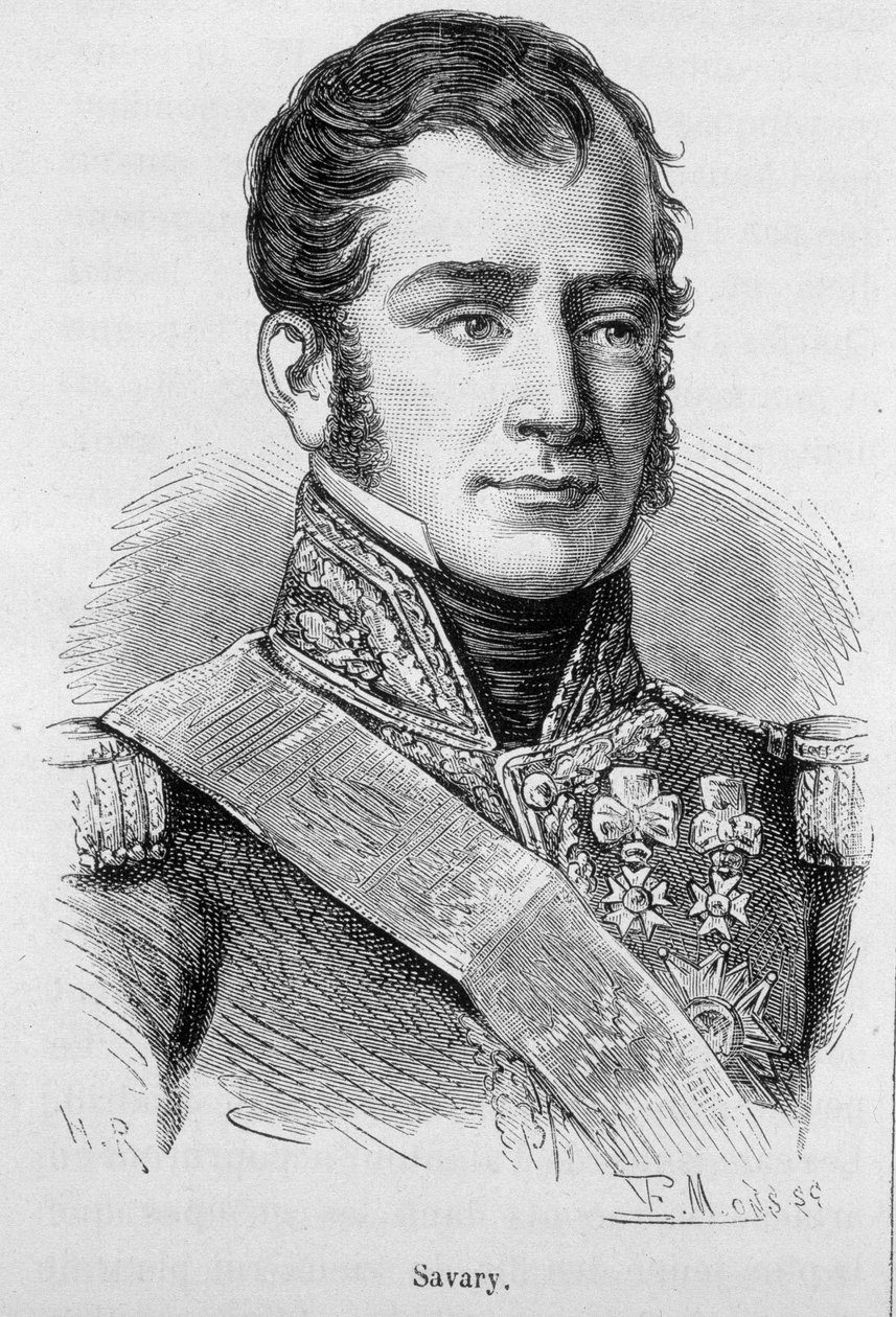 Portrait of Savary, Duke of Rovigo (1774 - 1833), French general and politician, from 