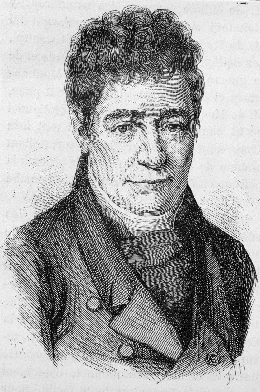 Portrait of Silvestre de Sacy - in “L